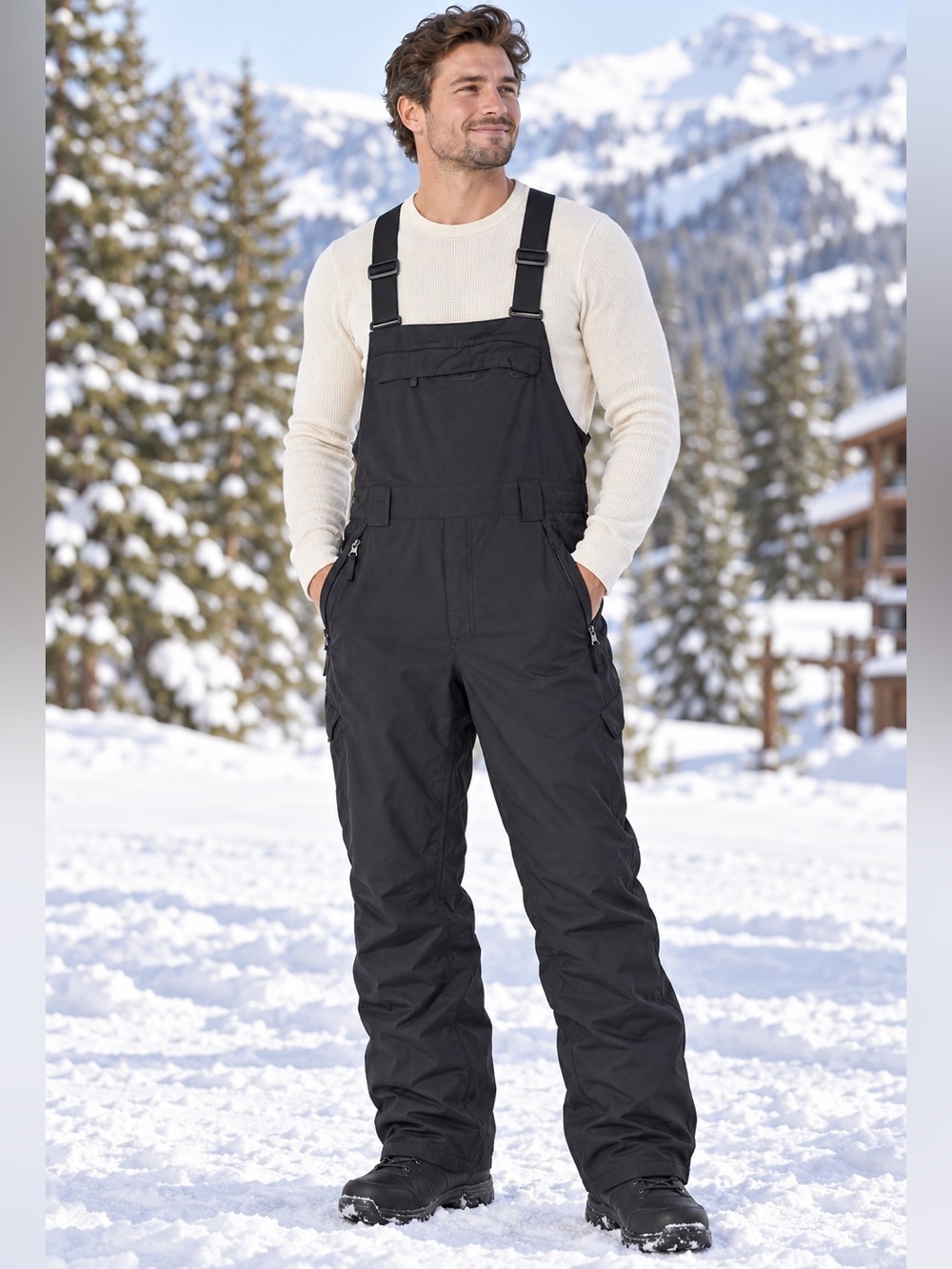 North Face Freedom Bib Men’s Large Black DryVent Ski Snowboard Pants Gorpcore